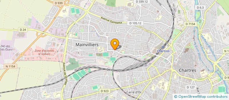 localisation de l'entreprise RES 54 PIERRE DE COUBERTIN à MAINVILLIERS