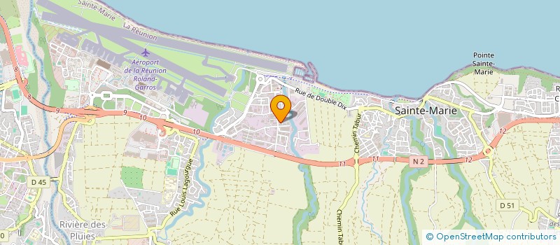 localisation de l'entreprise RES  SAINTE-MARIE