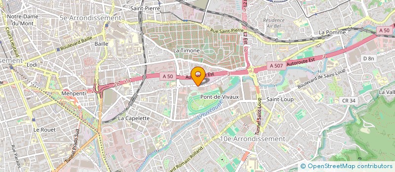 localisation de l'entreprise RES'ACTIONS  MARSEILLE