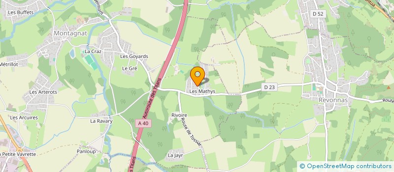 localisation de l'entreprise RES'AIN  MONTAGNAT