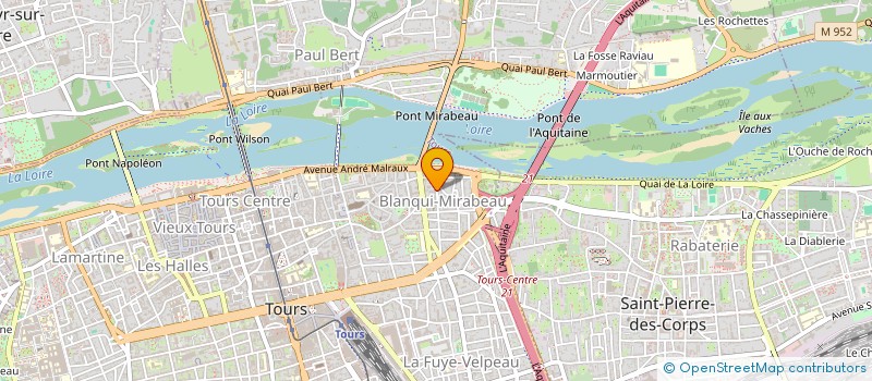 localisation de l'entreprise RES AVISSEAU  TOURS