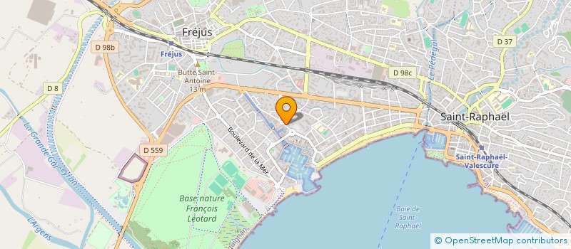 localisation de l'entreprise RES AZUR à FREJUS