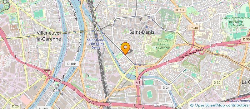 localisation de l'entreprise RES BAT à SAINT-DENIS