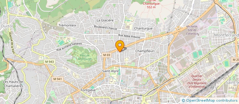 localisation de l'entreprise RES BRIOT MEUNIER SYNDIC COLBERT IMMOBIL  CLERMONT-FERRAND