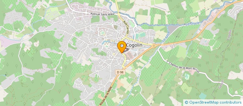 localisation de l'entreprise RES CAUQUIERE  COGOLIN