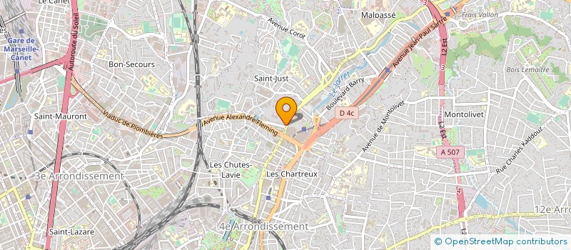 localisation de l'entreprise RES CHARTREUX à MARSEILLE