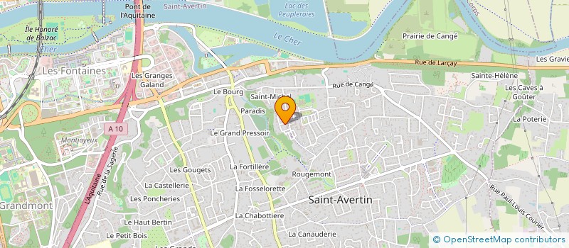 localisation de l'entreprise RES CHATEAU FRAISIER  SAINT-AVERTIN