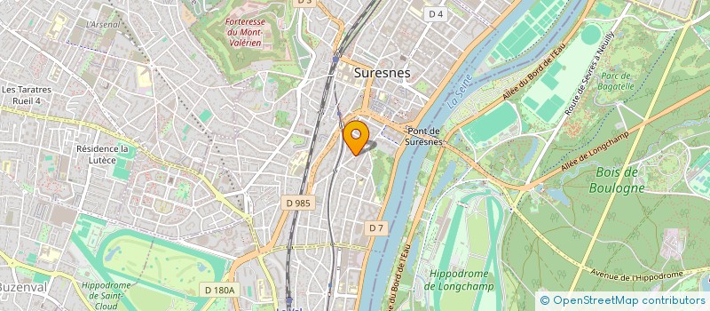 localisation de l'entreprise RES CLAIREFONTAINE DU CANNET à SURESNES