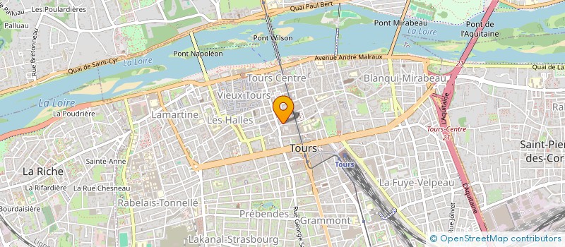 localisation de l'entreprise RES CLOCHEVILLE NERICAULT  TOURS