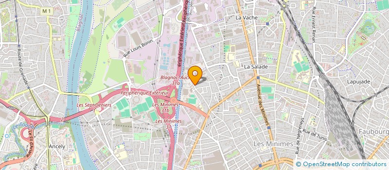 localisation de l'entreprise RES COPROP 32 CHEMIN PRAT LONG à TOULOUSE
