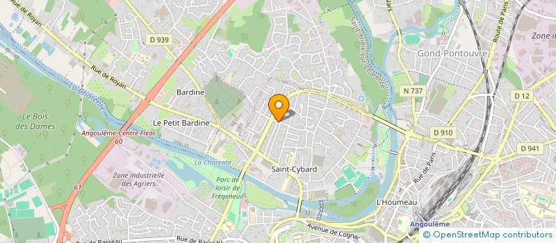 localisation de l'entreprise RES COPROPRIETE CLOS DU MAINE BRIE à ANGOULEME