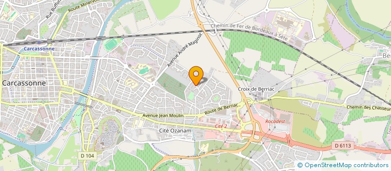 localisation de l'entreprise RES DE COPROPRIETAIRES DI CASTELLI 2  CARCASSONNE