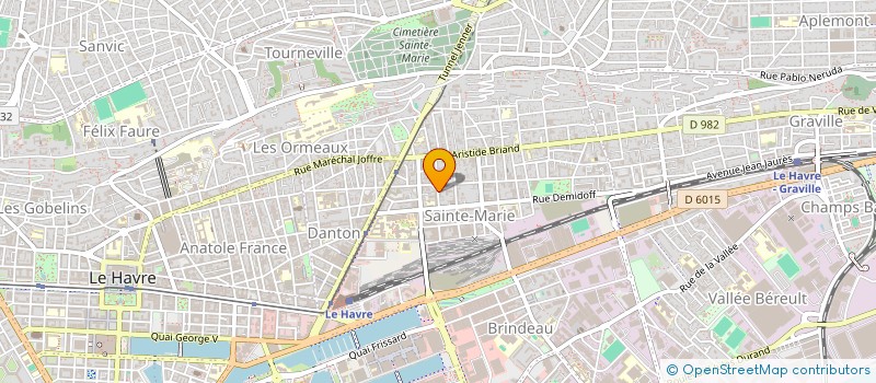 localisation de l'entreprise RES DE L ESTUAIRE SYNDIC CAP GESTION à LE HAVRE