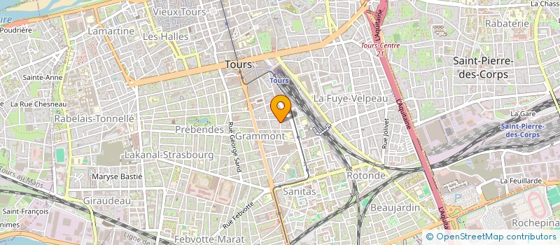 localisation de l'entreprise RES DE LA LOIRE  TOURS