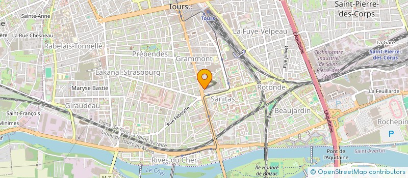 localisation de l'entreprise RES DENIS PAPIN  TOURS