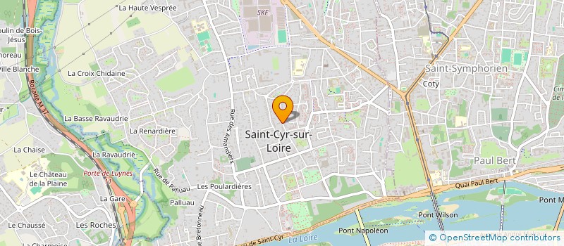 localisation de l'entreprise RES DU CEDRE BLEU  SAINT-CYR-SUR-LOIRE