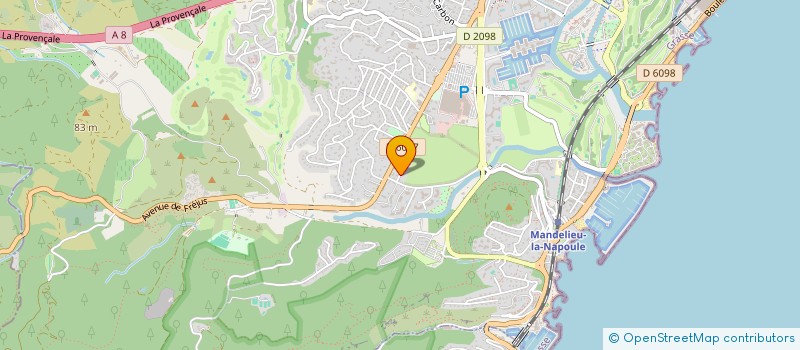 localisation de l'entreprise RES DU LAVANDIN à MANDELIEU-LA-NAPOULE
