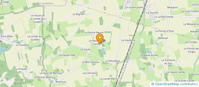 localisation de l'entreprise RES'EAU à BAGUER-MORVAN