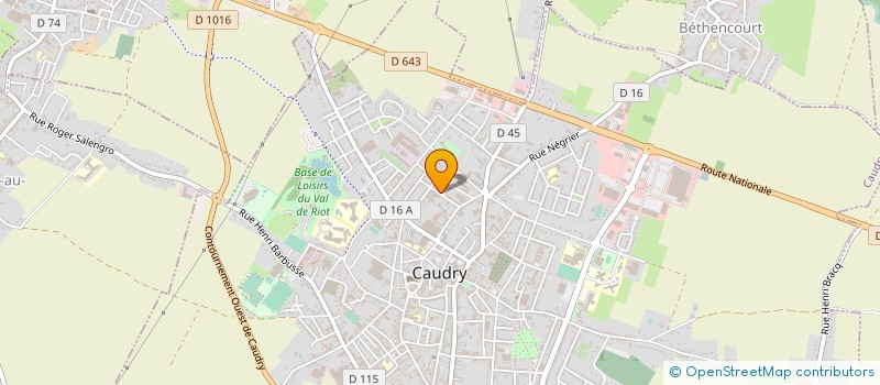 localisation de l'entreprise RES ECHANG REGION SAVOIR CREATION COLLEC  CAUDRY