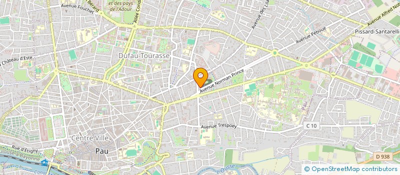 localisation de l'entreprise RES EDEN PARK à PAU
