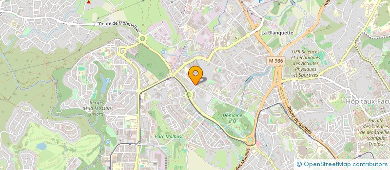 localisation de l'entreprise RES EUROCAMPUS à MONTPELLIER
