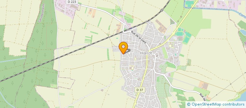 localisation de l'entreprise RES'HOP  HRDT