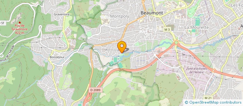 localisation de l'entreprise RES IMMO  BEAUMONT