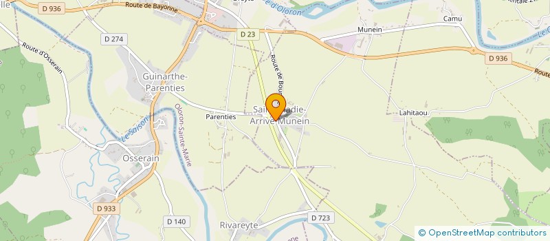 localisation de l'entreprise RES INITIAT LOCALE EMPLOI PAYS DES GAVES à SAUVETERRE-DE-BEARN
