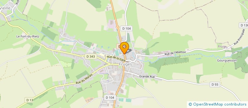 localisation de l'entreprise RES INTERIM à FRUGES