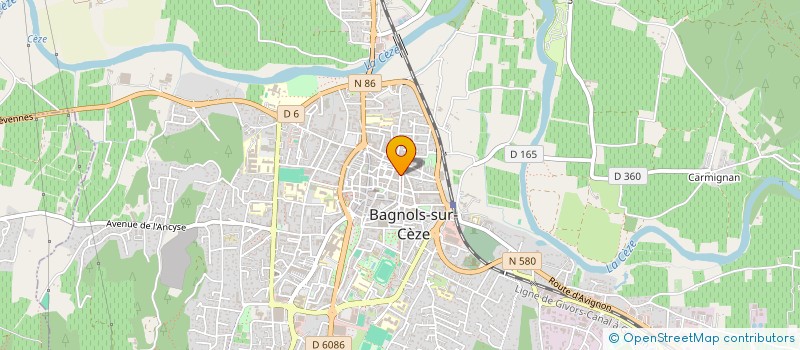 localisation de l'entreprise RES-IUDICATAE  BAGNOLS-SUR-CEZE