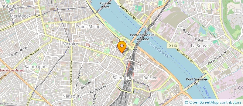 localisation de l'entreprise RES JARDIN VOLTAIRE  BORDEAUX