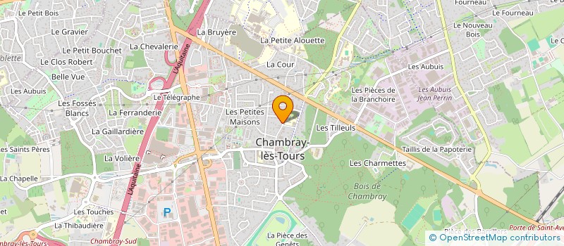 localisation de l'entreprise RES LA PLAINE CHAMBRAY  CHAMBRAY-LES-TOURS