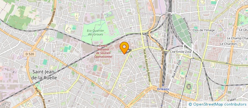 localisation de l'entreprise RES LE SARRAIL  ORLEANS