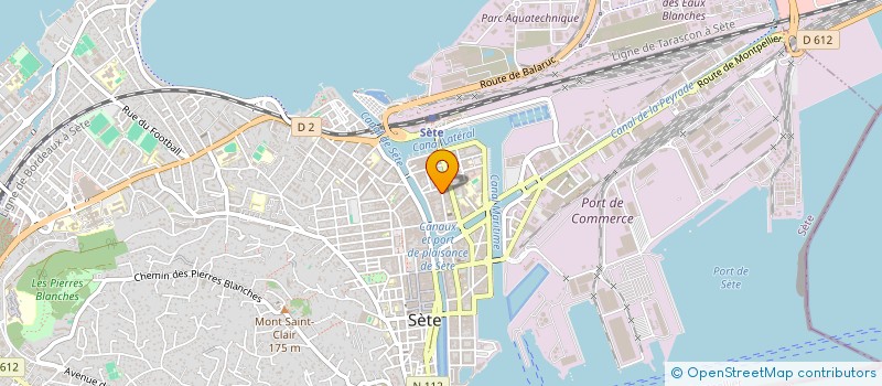 localisation de l'entreprise RES LE VERDI  SETE