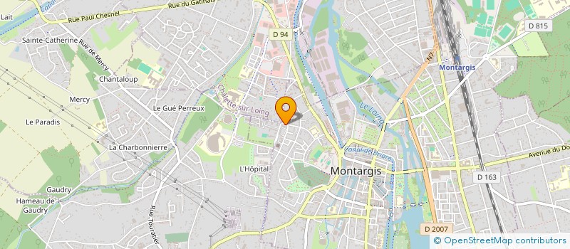 localisation de l'entreprise RES LES ARCHERS à MONTARGIS