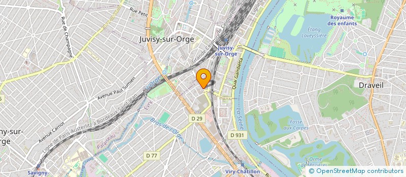 localisation de l'entreprise RES LES FLORIANES à JUVISY-SUR-ORGE