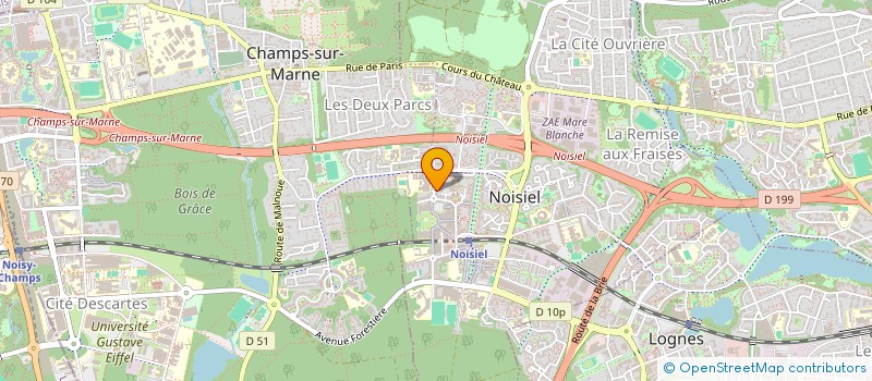 localisation de l'entreprise RES LES GRADINS DE LA MOGOTTE  NOISIEL