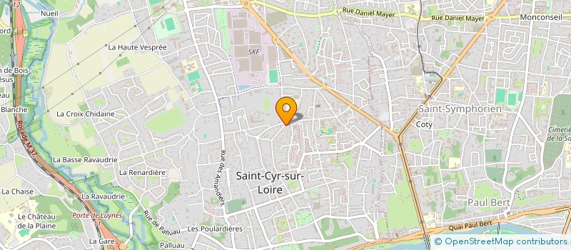 localisation de l'entreprise RES LES ORMEAUX  SAINT-CYR-SUR-LOIRE