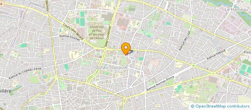 localisation de l'entreprise RES LES PLEIADES à PAU