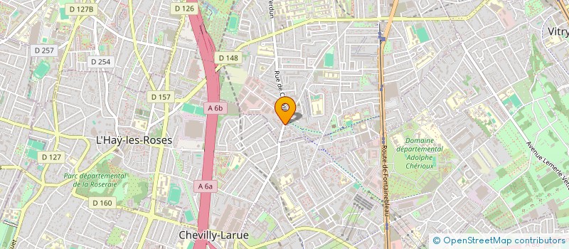 localisation de l'entreprise RES LES ROSES ROUGES SYNDICAT SECONDAIRE à VILLEJUIF