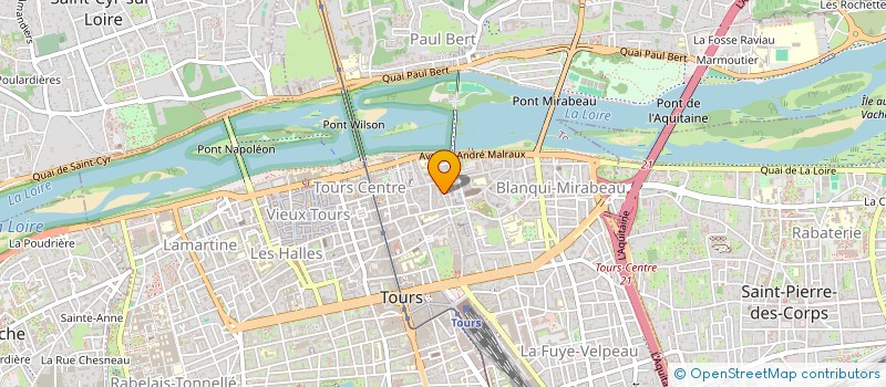 localisation de l'entreprise RES LES TOURETTES  TOURS