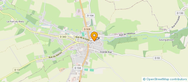 localisation de l'entreprise RES LOCATION  FRUGES