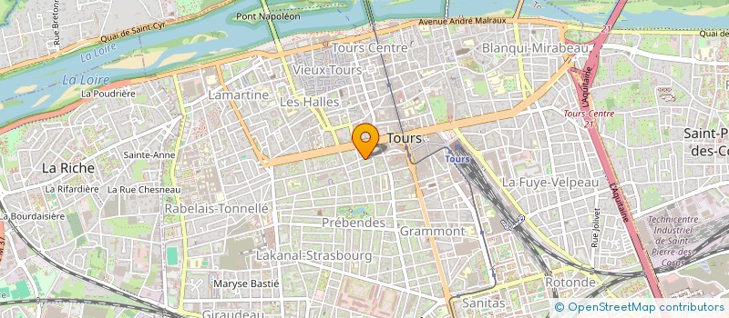 localisation de l'entreprise RES LUCILIA BELLEFONTAINE  TOURS