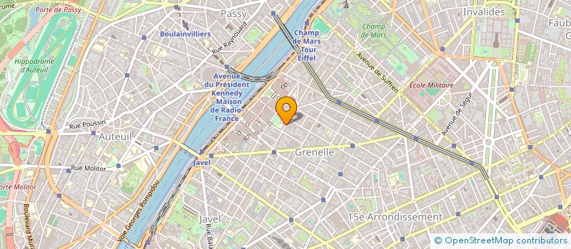localisation de l'entreprise RES MAL LECLERC DE HAUTECLOCQUE à PARIS