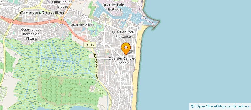 localisation de l'entreprise RES MARACAIBO  CANET-EN-ROUSSILLON