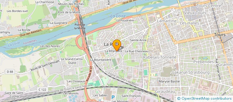 localisation de l'entreprise RES MARCEAU II  LA RICHE