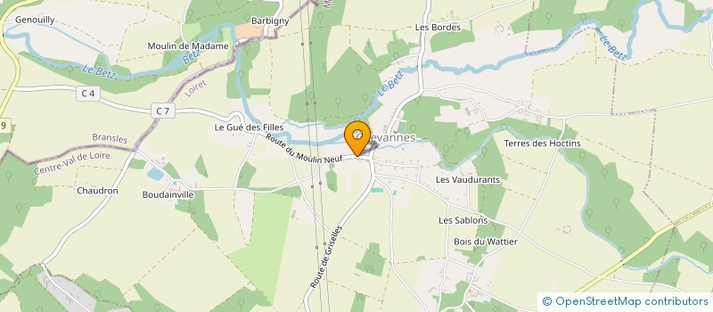 localisation de l'entreprise RES MULTIMEDIA  CHEVANNES