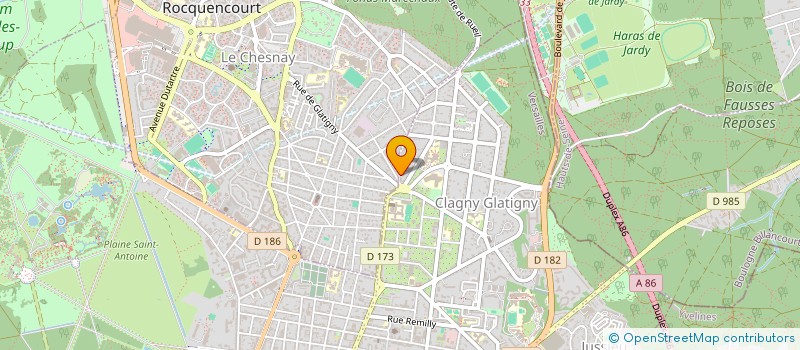 localisation de l'entreprise RES NOVA à VERSAILLES