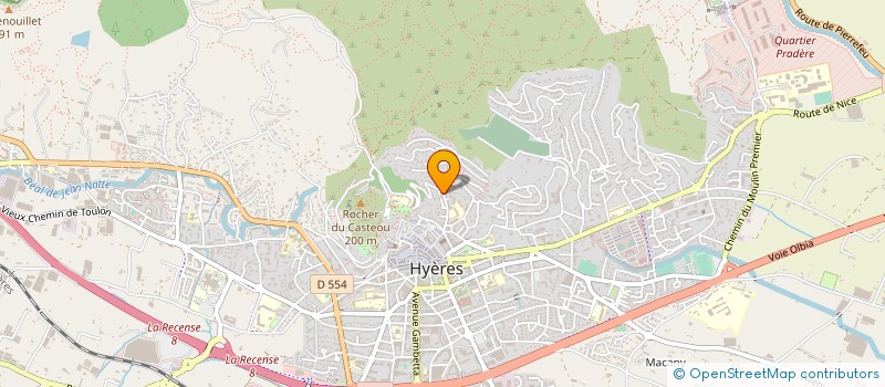 localisation de l'entreprise RES PARADIS à HYERES