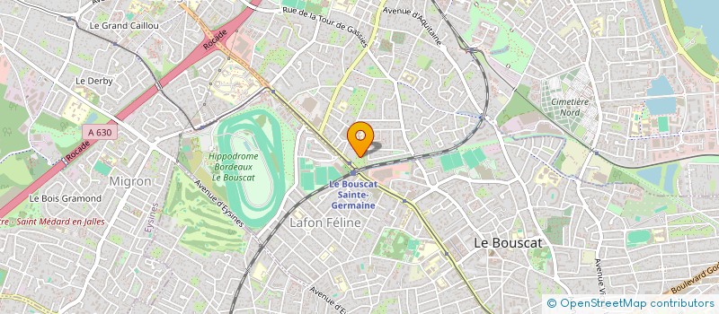 localisation de l'entreprise RES PARC ST ESTEPHE  BRUGES